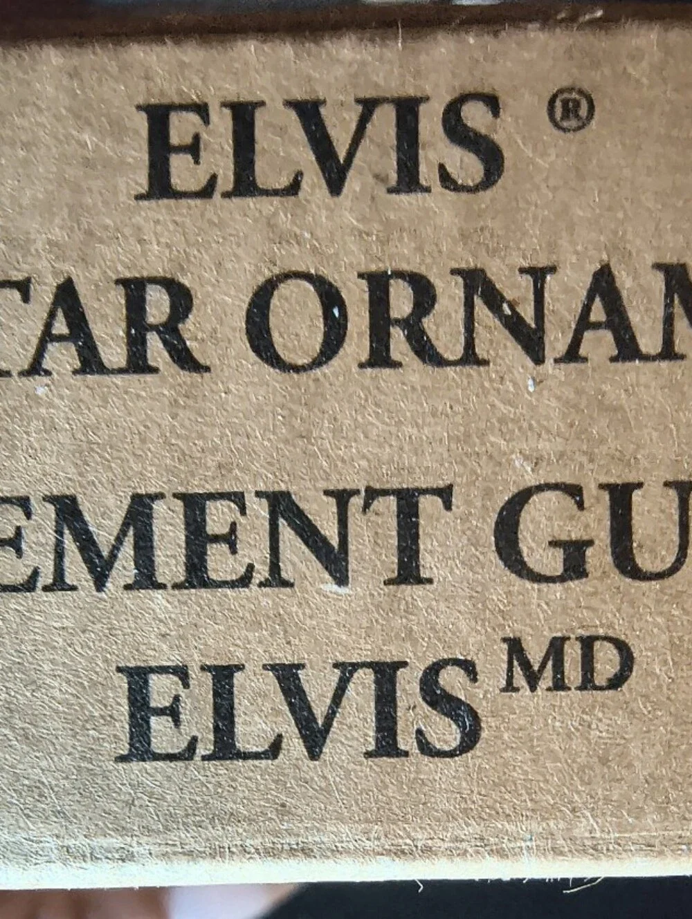 2006 Elvis Presley Vandor Guitar Christmas Ornament NIB Signature Product